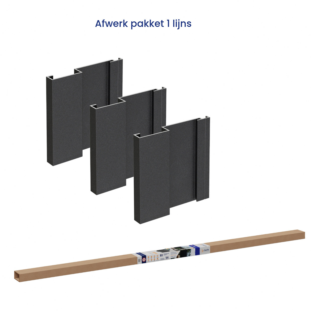 Cladix Aluminium Gevelbekleding Gitzwart RAL9005